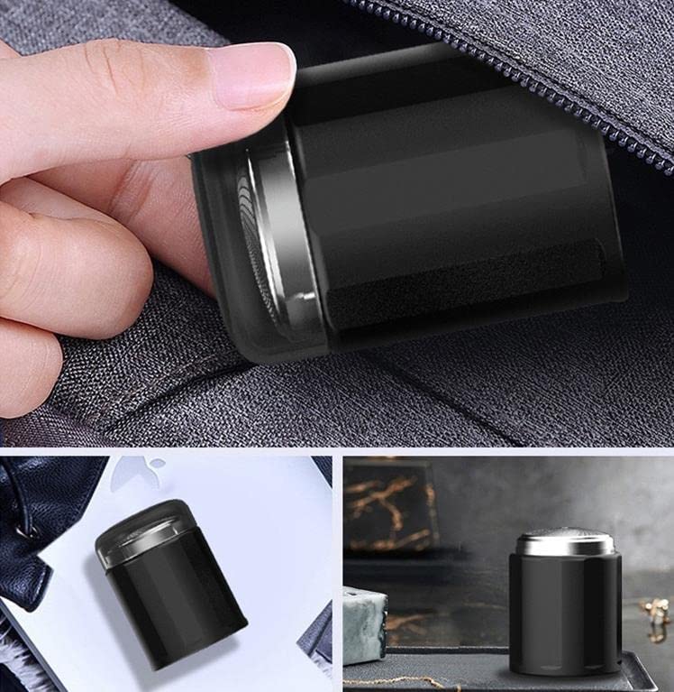 Toworldit USB Rechargeable Mini Electric Razor - Portable Travel Shaver for Men, One-Button Operation, Fast Charging, Perfect for Home, Car & Business Trips (Black) | Grooming On-The-Go & Quick Touch-Ups