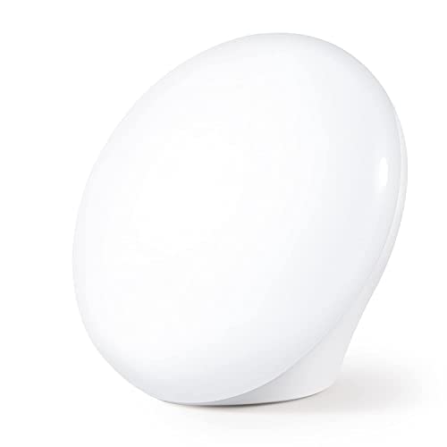 LASTAR 10,000 Lux UV-Free Light Therapy Lamp - Touch Control Sunlight Lamp with 3 Brightness Levels for Seasonal Affective Disorder (SAD), Vitamin D Boost & Home/Office Use (White)