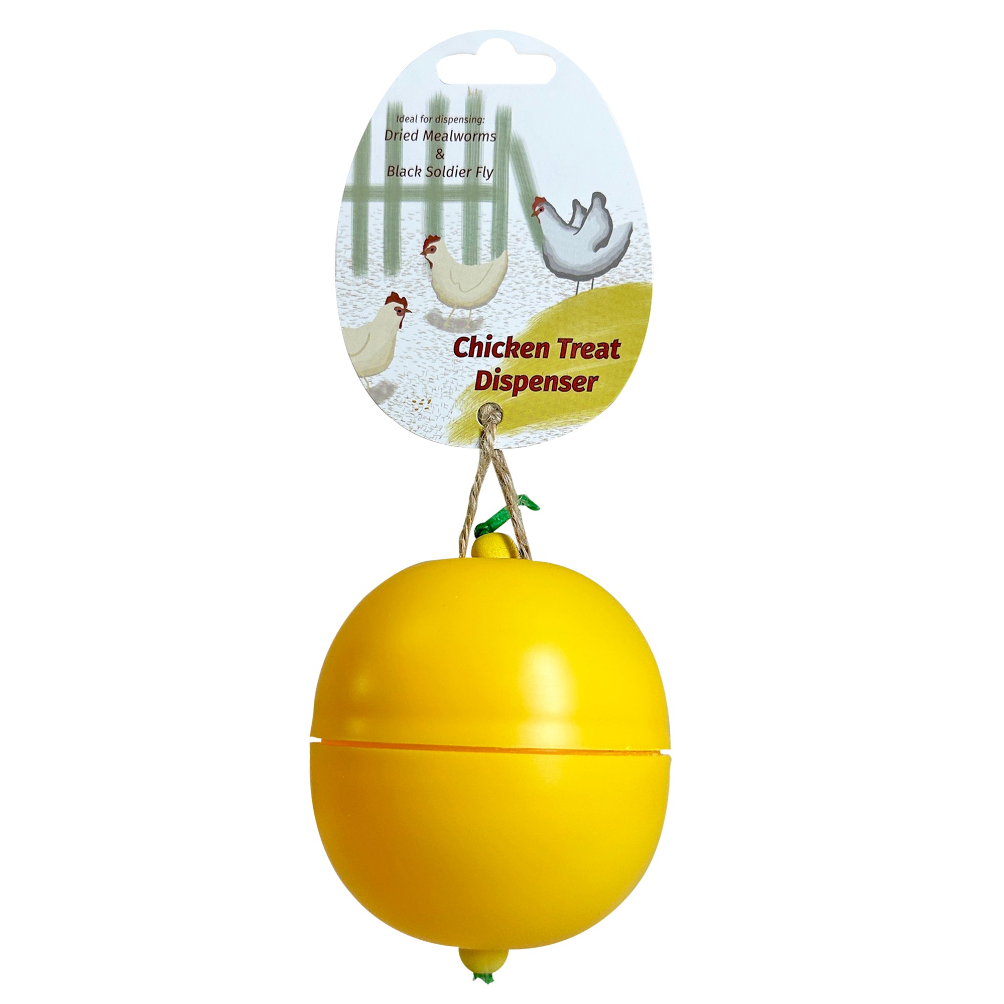 Best Chicken Treat Dispenser for Training & Enrichment - Automatic Pet Reward Feeder for Hens, Ducks & Birds - Perfect for Backyard Coops & Poultry Farms