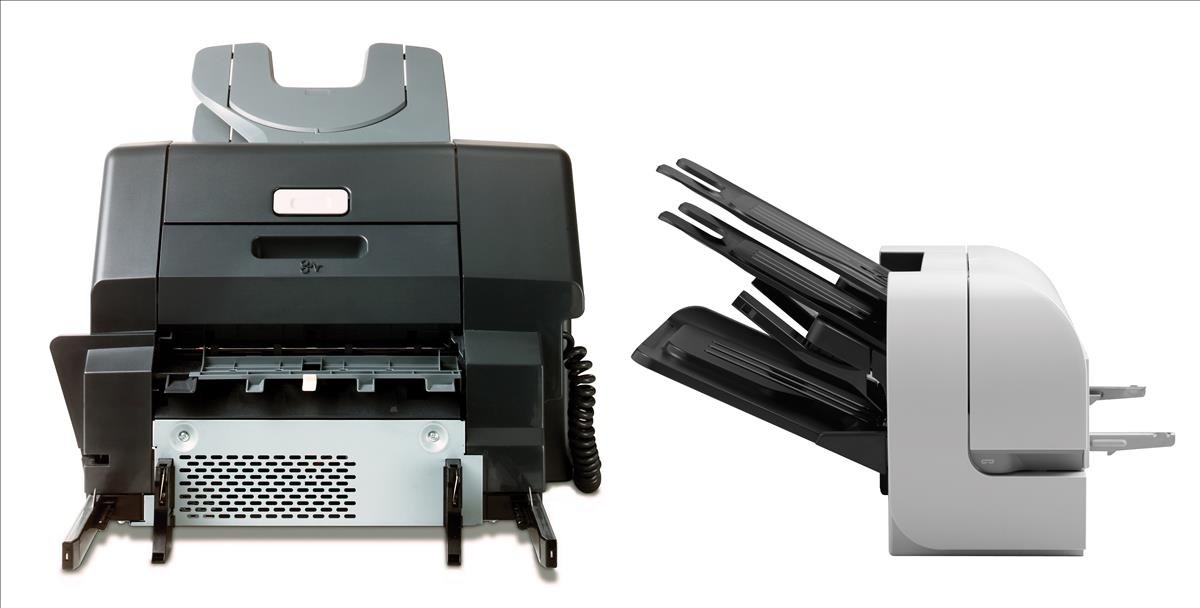 HP 900-Sheet 3-Bin Stapling Mailbox B3M76A - High Capacity Office Mail Sorter with Stapler for Efficient Document Organization | Perfect for Mailrooms, Offices & Home Workspaces