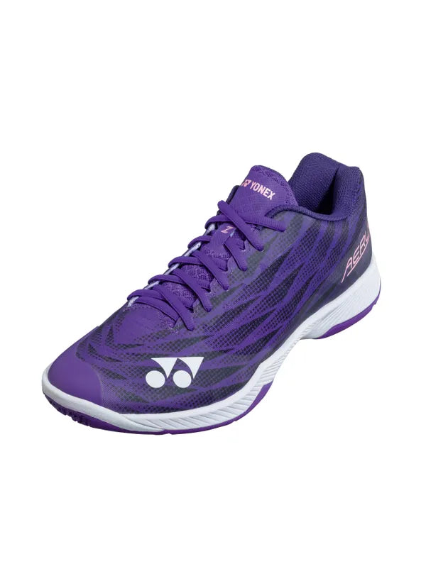 Yonex Power Cushion Aerus Z2 Women's Badminton Shoes - Lightweight & Cushioned for Court Performance - Grape Purple - Perfect for Competitive Play & Training