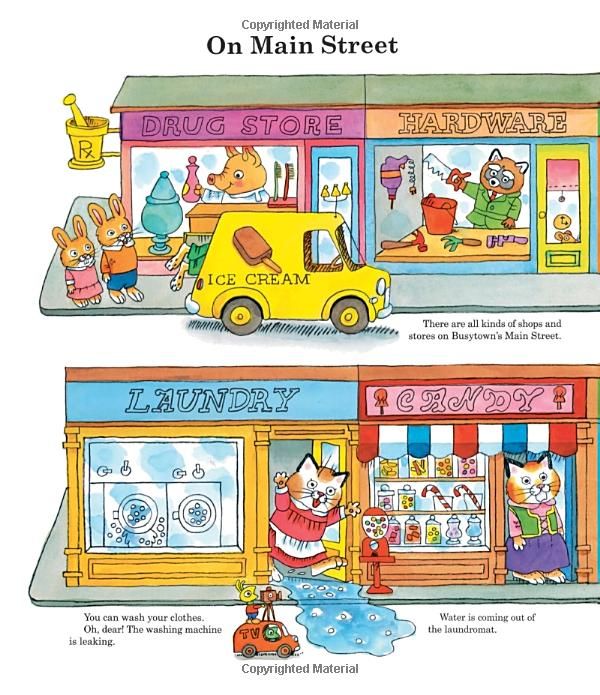 Richard Scarry's Busy Busy Town - Classic Children's Book for Early Learning & Storytime | Perfect for Bedtime Reading & Preschool Education