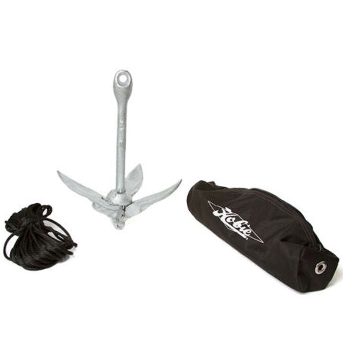 Hobie Kayak Fishing Anchor Kit with Heavy-Duty Bag & High-Visibility Line - Perfect for Kayak Fishing, Boating, and Water Sports