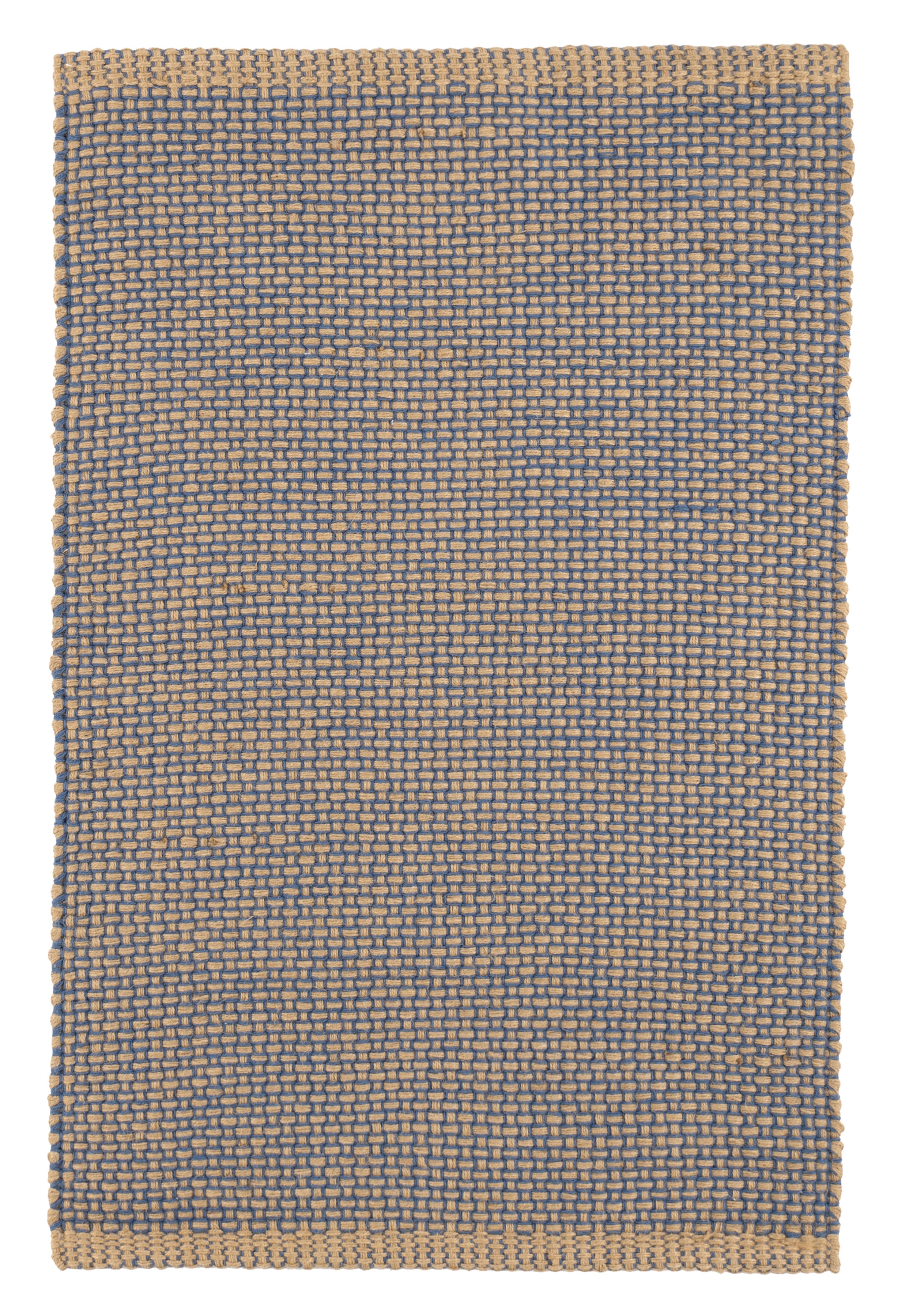 Handwoven Jute Area Rug - Natural Navy Blue - Boho Chic Home Decor for Living Room, Bedroom, or Nursery