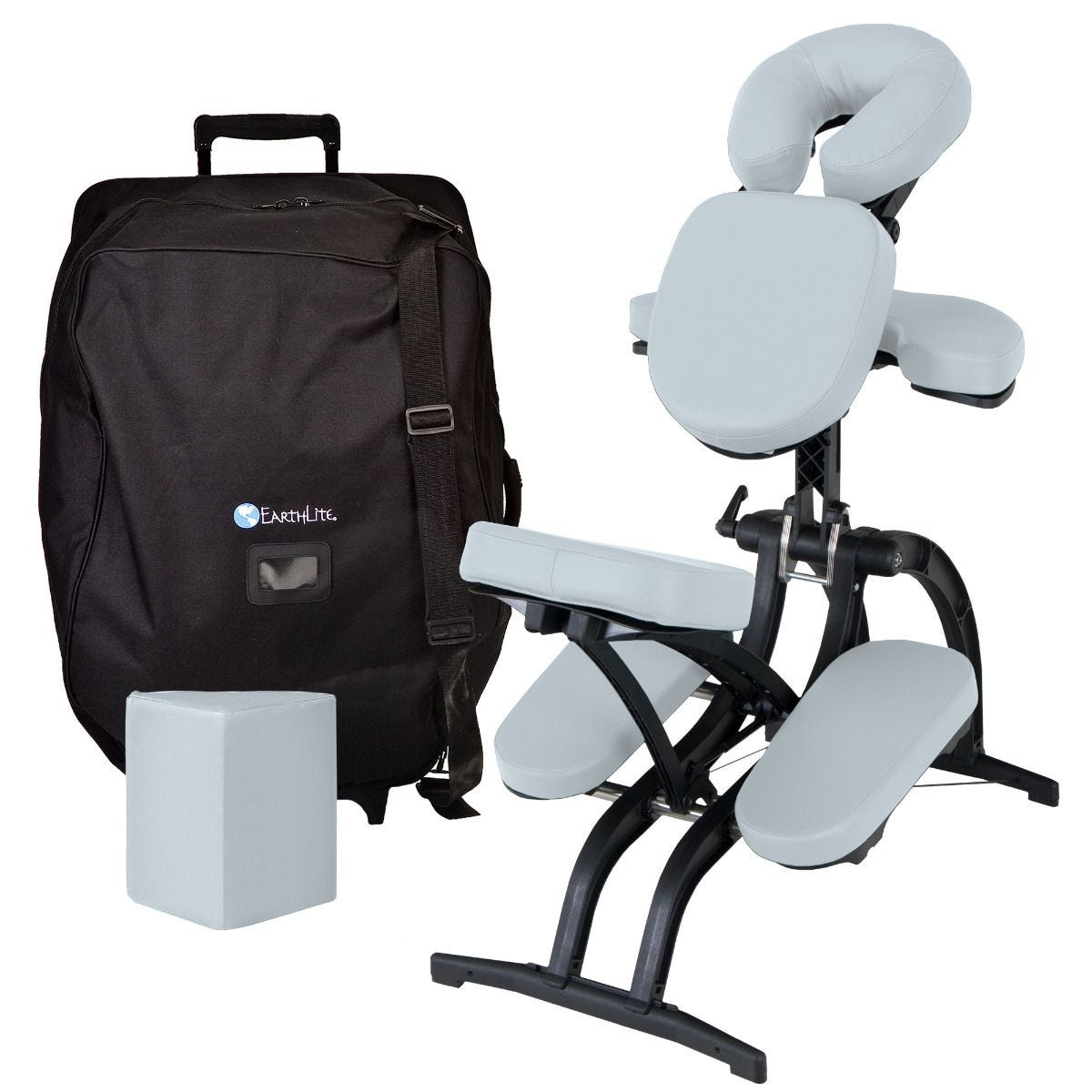 Earthlite Avila II Massage Table Package - Portable & Adjustable Professional Massage Bed for Spa, Clinic & Home Use