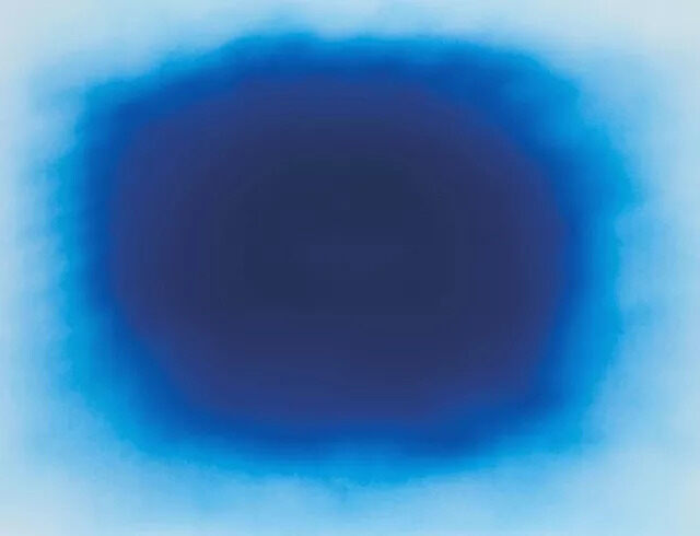 Anish Kapoor Breathing Blue - Contemporary Art Sculpture for Home & Office Decor | Perfect for Modern Living Rooms, Galleries & Workspaces