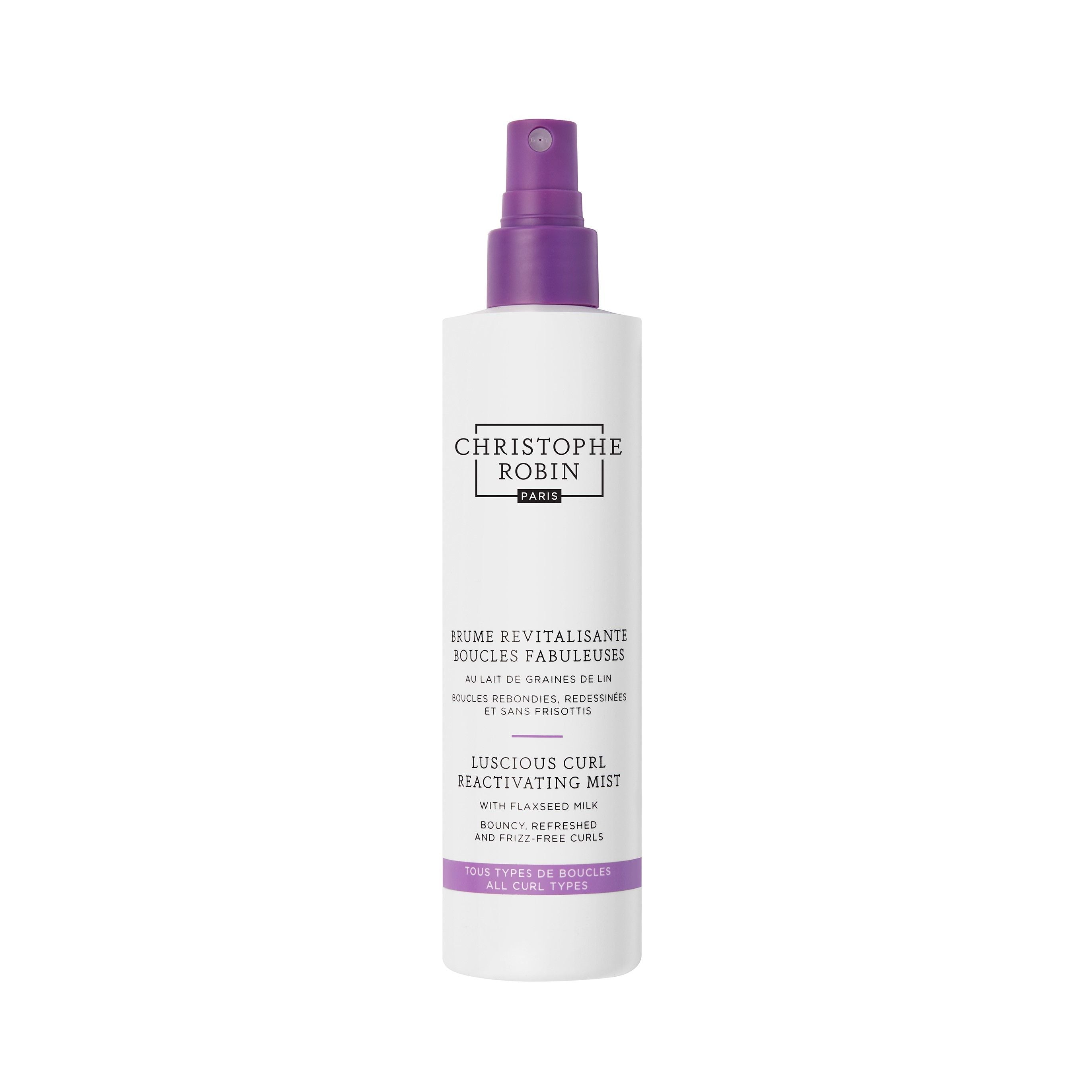 Luscious Curl Reactivating Mist with Flaxseed Milk - Hydrating Leave-In Conditioner for Curly Hair - Perfect for Daily Frizz Control & Reviving Natural Curls
