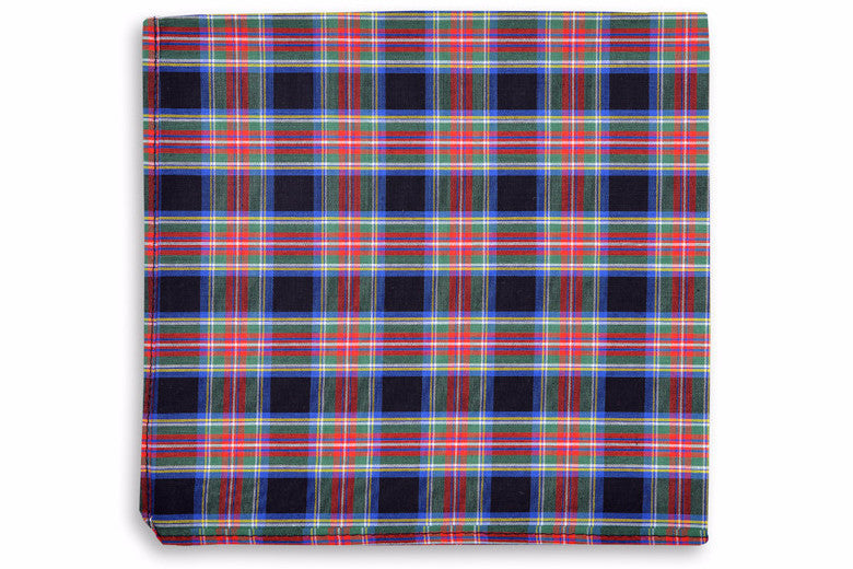 McMillan Tartan Pocket Square - Premium Scottish Wool Handkerchief for Men - Perfect for Weddings, Business & Formal Events