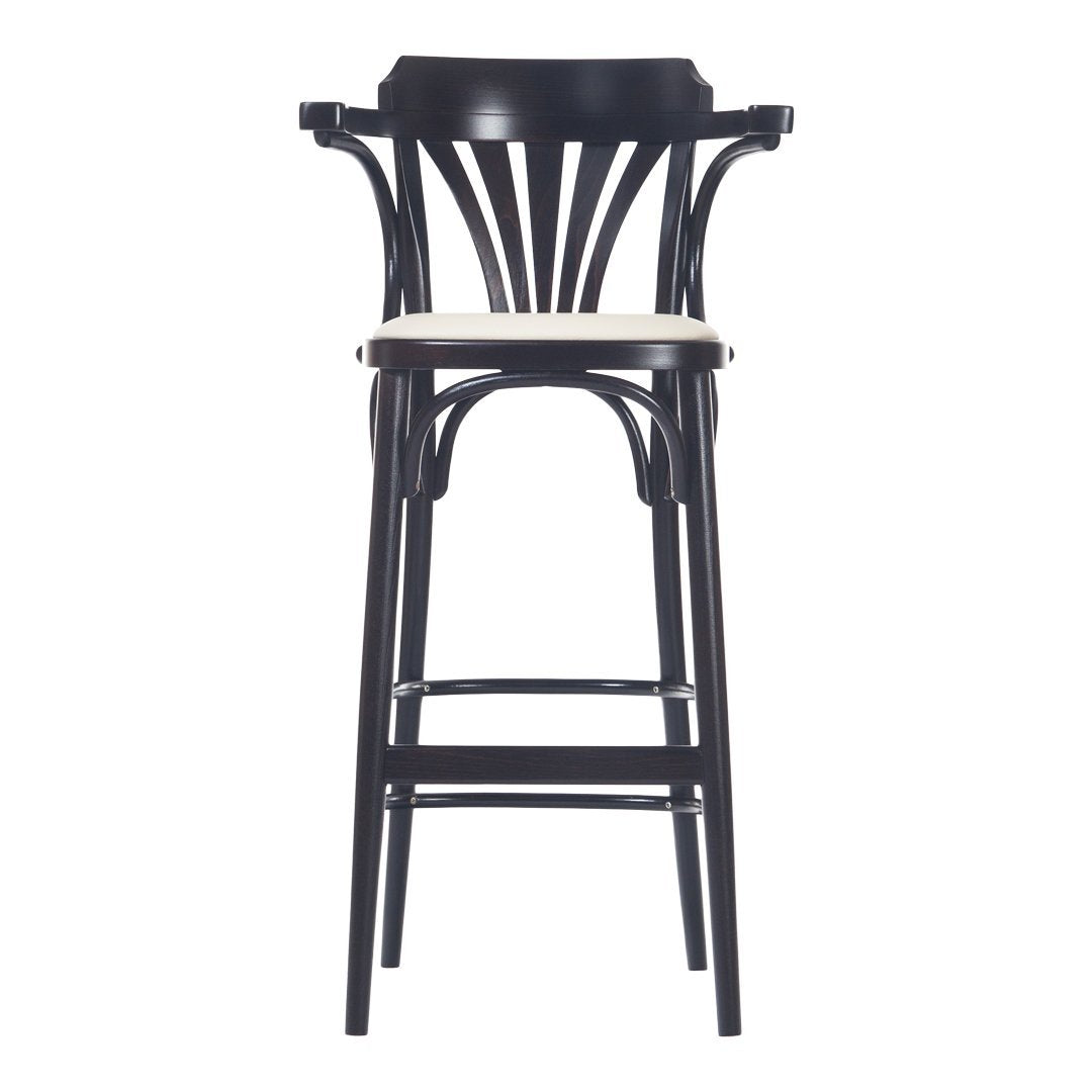 Premium Upholstered Bar Stool with Beech Wood Frame - 135 Height Adjustable Counter Stool for Kitchen Island, Breakfast Bar & Home Decor