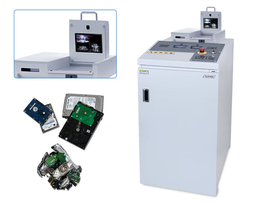 Formax FD 87HDS R Hard Drive Shredder with Recording System - Secure Data Destruction for Offices, Banks & Government Agencies