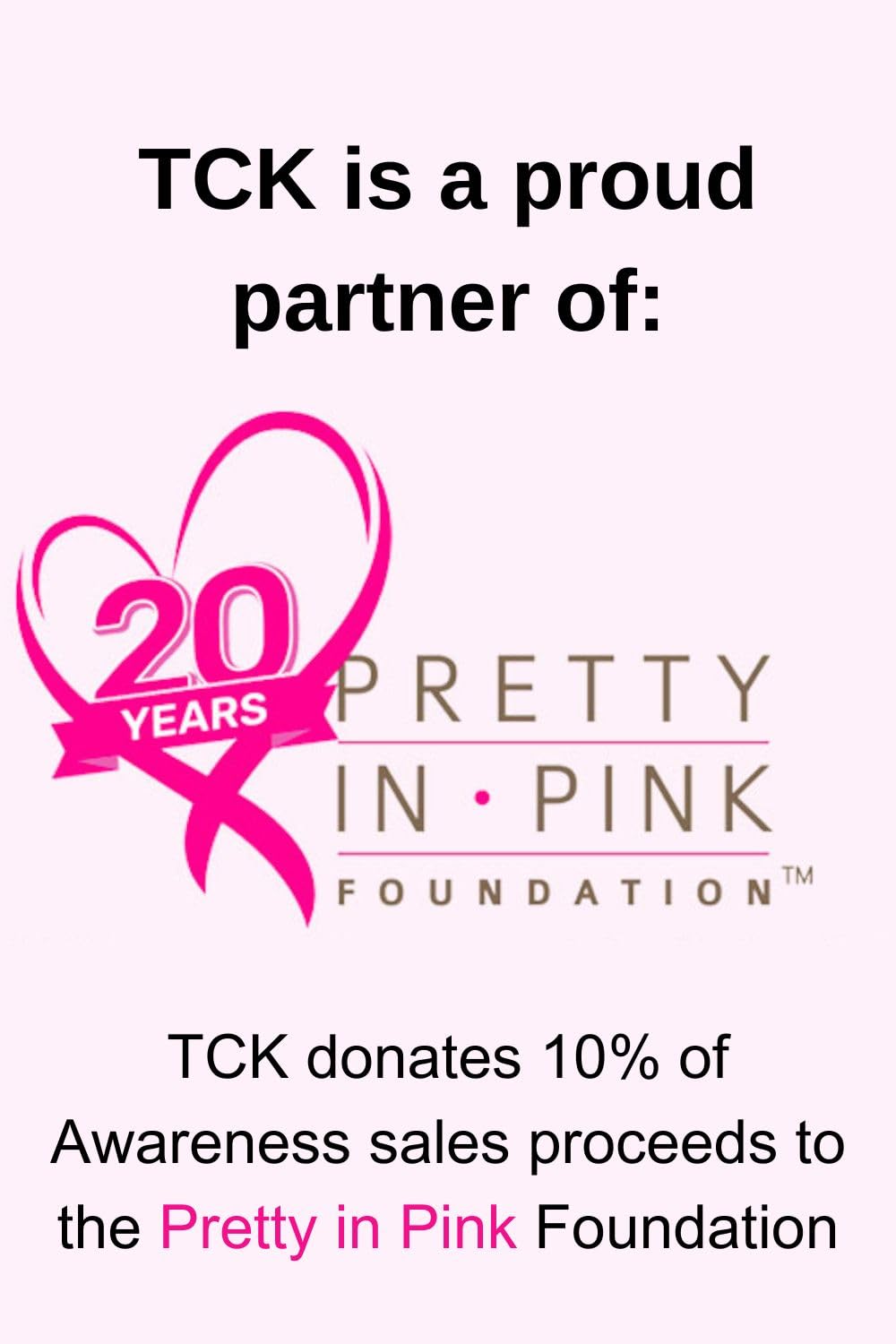 TCK Baseline Pink Ribbon Breast Cancer Awareness Socks - Over The Calf Athletic Socks for Men, Women, Boys & Girls - Perfect for Football, Baseball, Softball Games & Sports Support