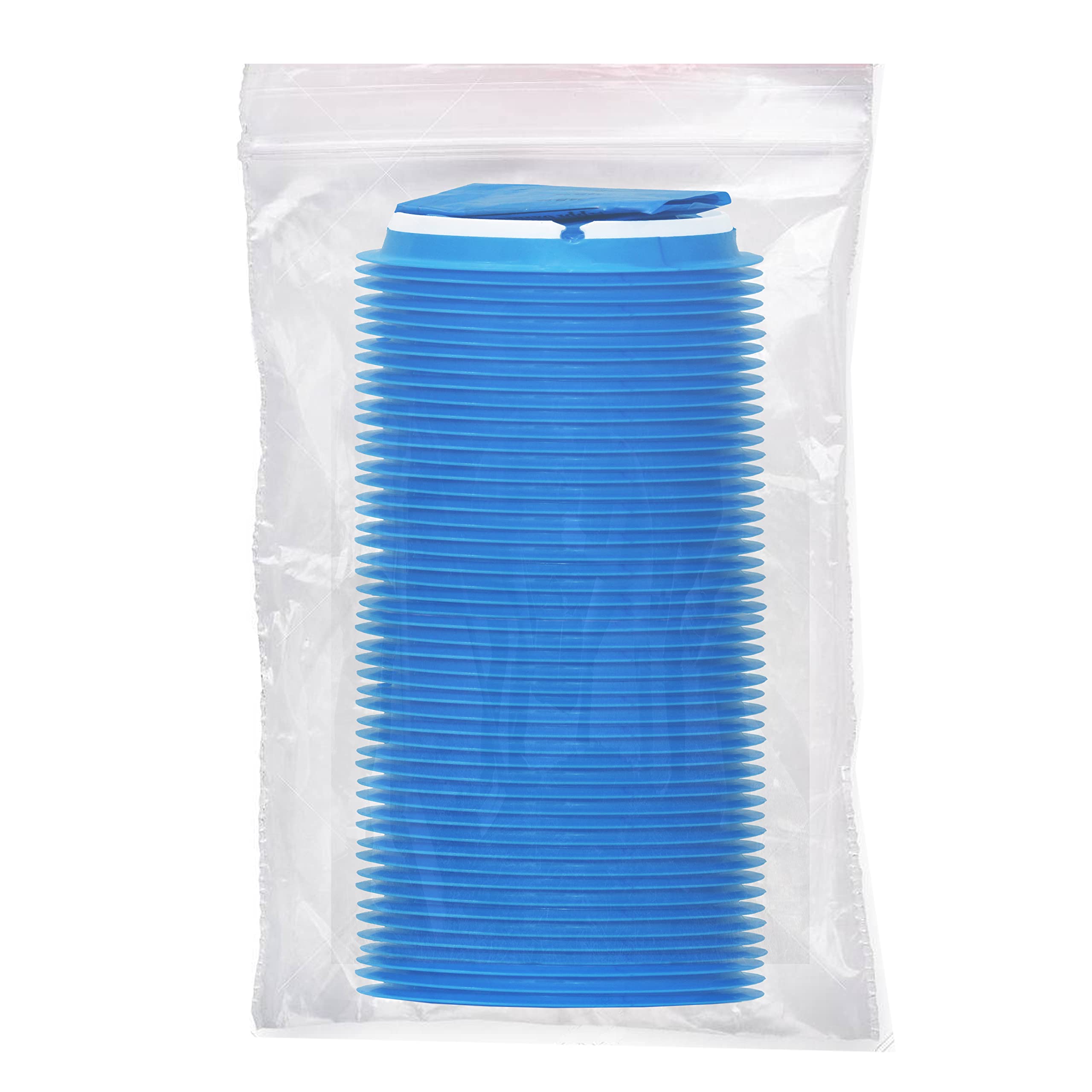 Disposable Vomit Bags 50 Pack - 1000ml Leak-Proof Medical Grade Emesis Bags for Motion Sickness, Travel, Car, Airplane & Kids - Portable Puke Bags for Nausea Relief on Road Trips, Flights & Taxi Rides