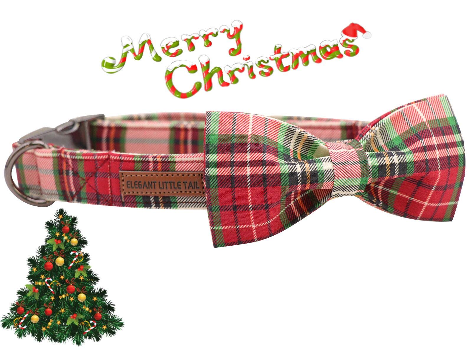 Elegant Bow Dog Collar with Adjustable Bowtie - Comfortable Pet Collar for Small, Medium & Large Dogs & Cats - Perfect for Weddings, Parties & Special Occasions