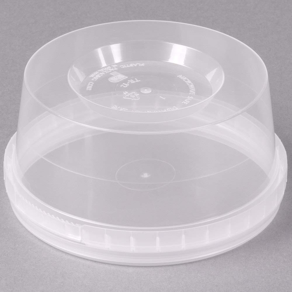 TableTop King 12 oz. Clear Tamper Evident Food Storage Containers with Lids - 50 Pack Bulk Case | Perfect for Delis, Restaurants & Meal Prep