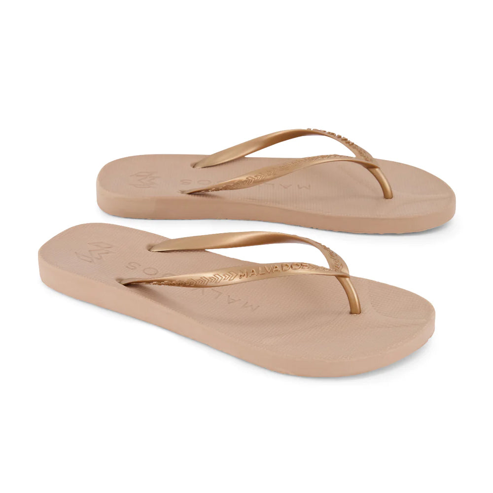 Malvados Playa Sandals for Women - Comfortable Beach Flip Flops with Arch Support - Perfect for Vacation, Pool, and Summer Outfits