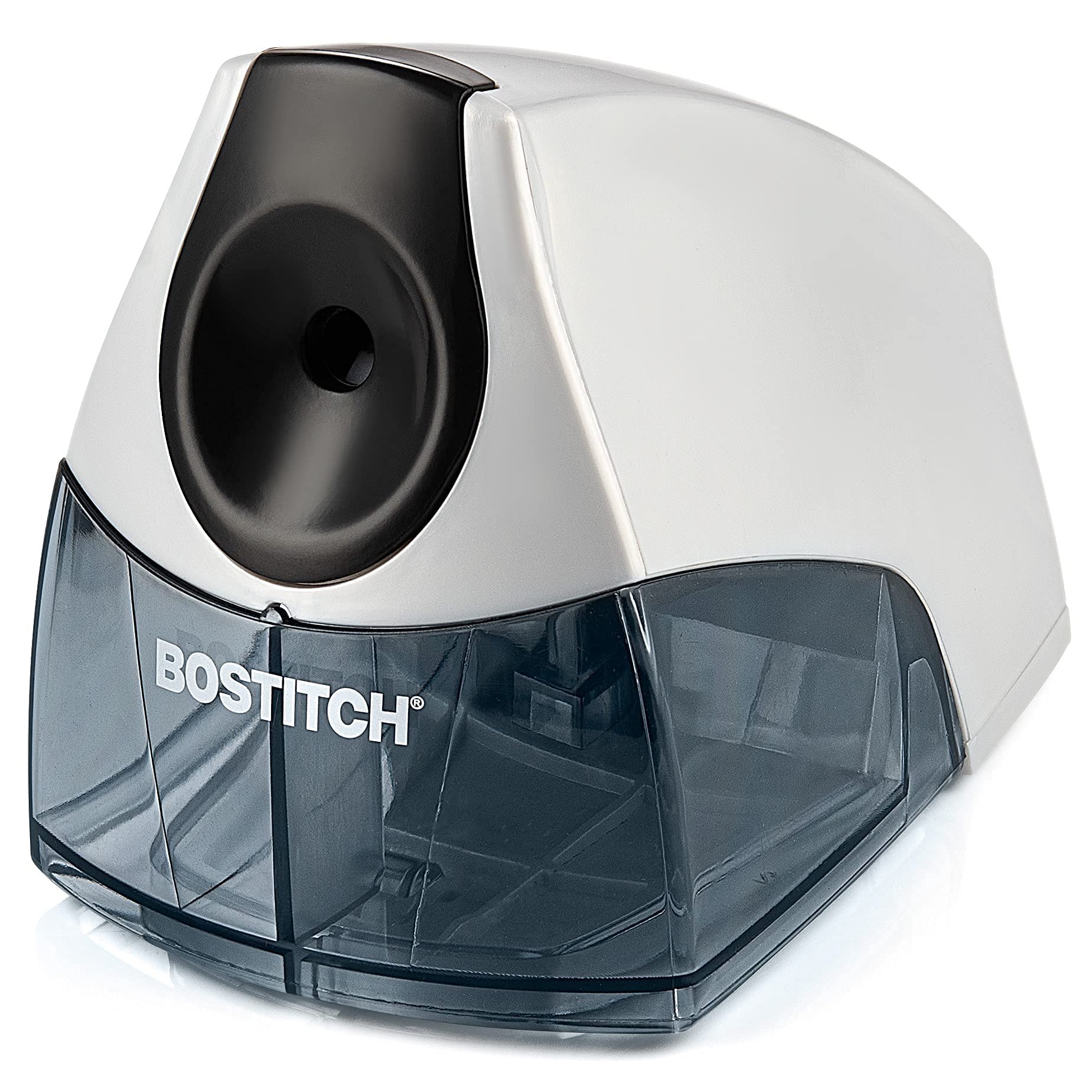 Bostitch Electric Pencil Sharpener - Automatic Powerful Motor for Fast Sharpening, Compact Design with Sharpening Tray & Safety Switch - Perfect for Home, School, and Office Use - Ideal for Students, Artists, and Professionals