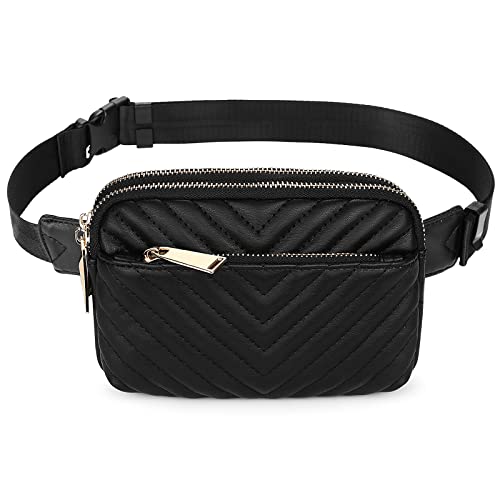 0227 PU Black V Quilted