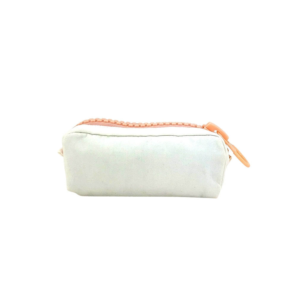 Large Unicorn Canvas Pencil Case with Zipper - Perfect for School, Office & Art Supplies Storage