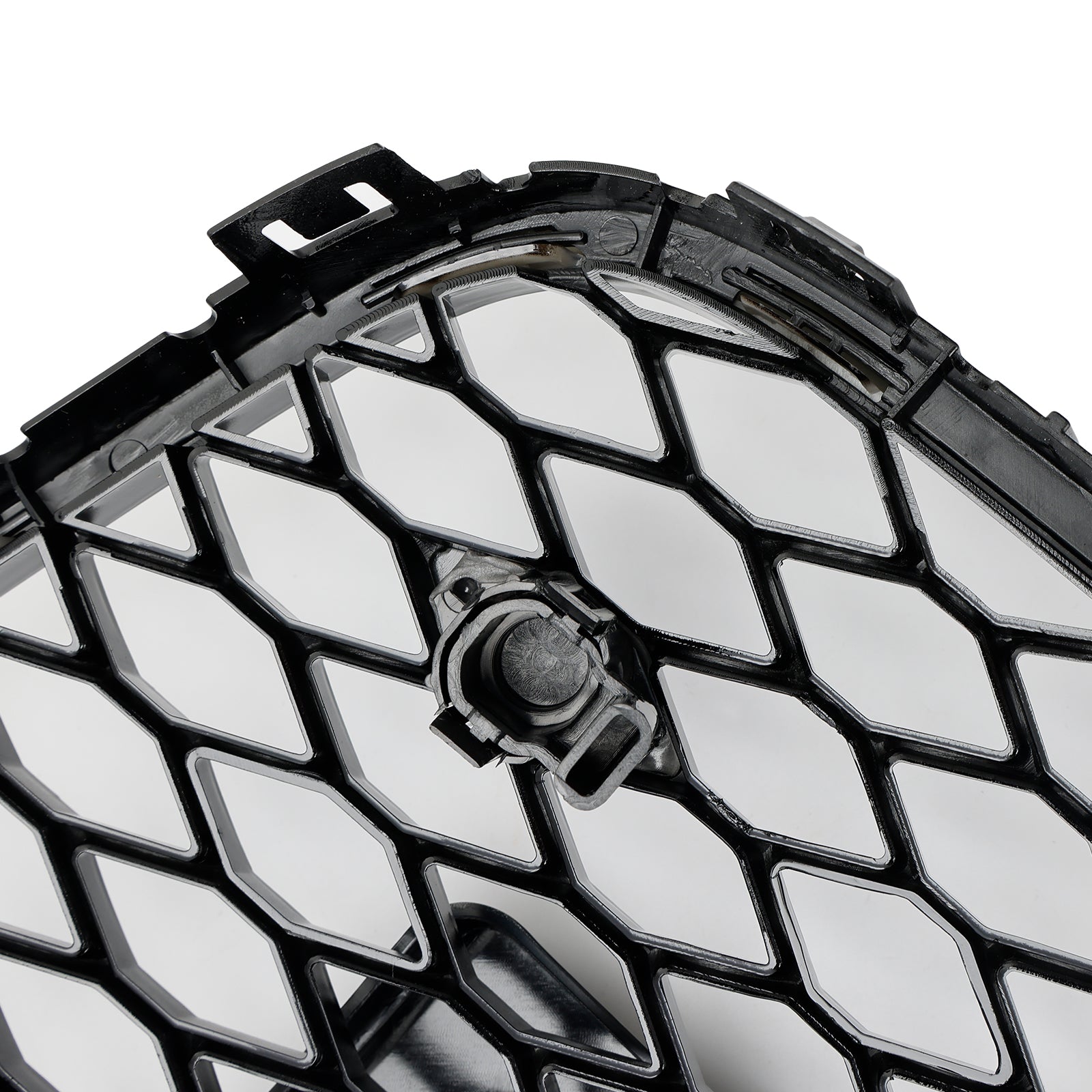 05-15 Audi Q7 SQ7 Gloss Black Front Bumper Radiator Vent Mesh Grille - Replacement Grille for Enhanced Style & Airflow - Perfect for Car Upgrades & Customization