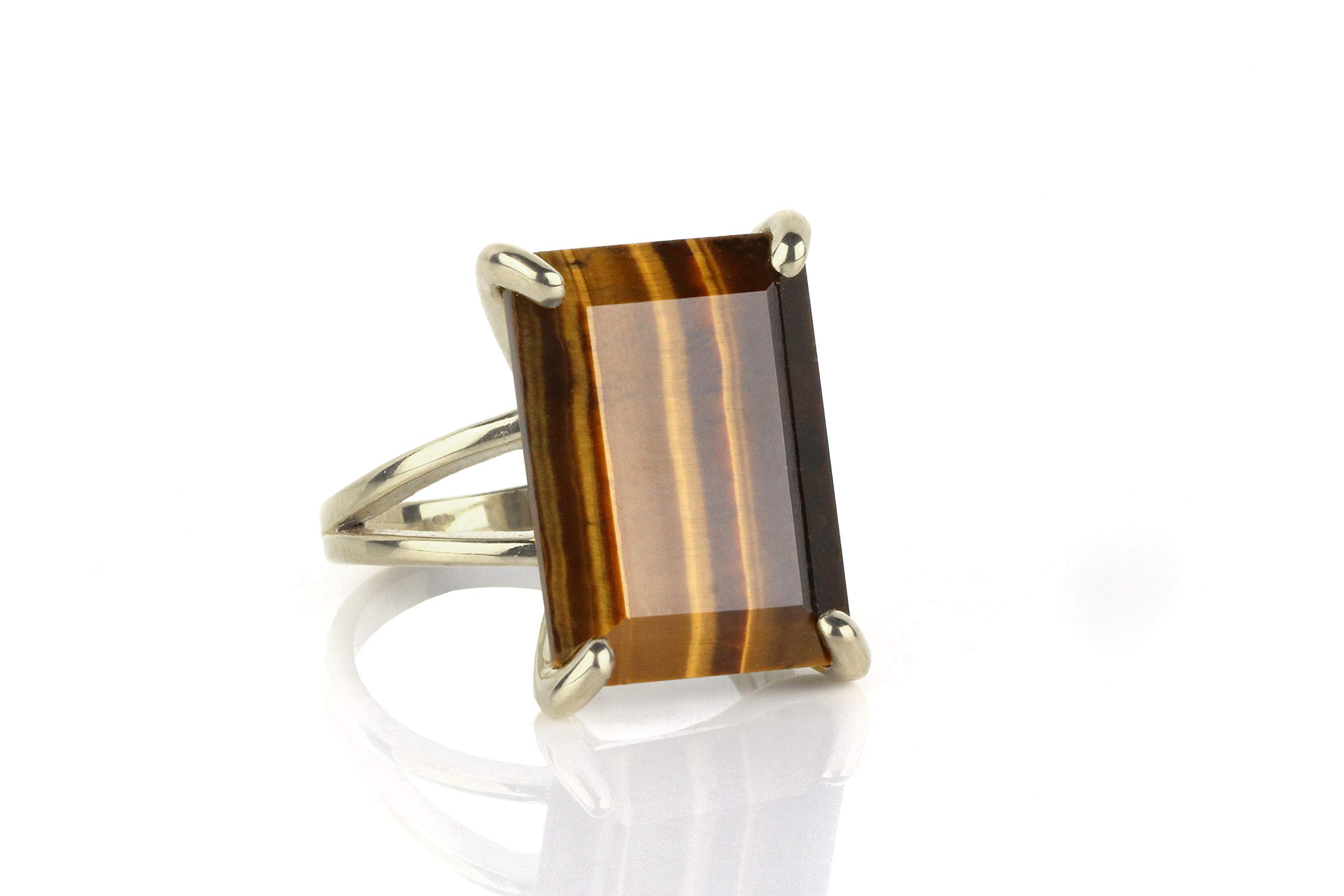 Handmade Tiger Eye Silver Ring - Bohemian Jewelry for Women | Everyday Fashion & Gifts