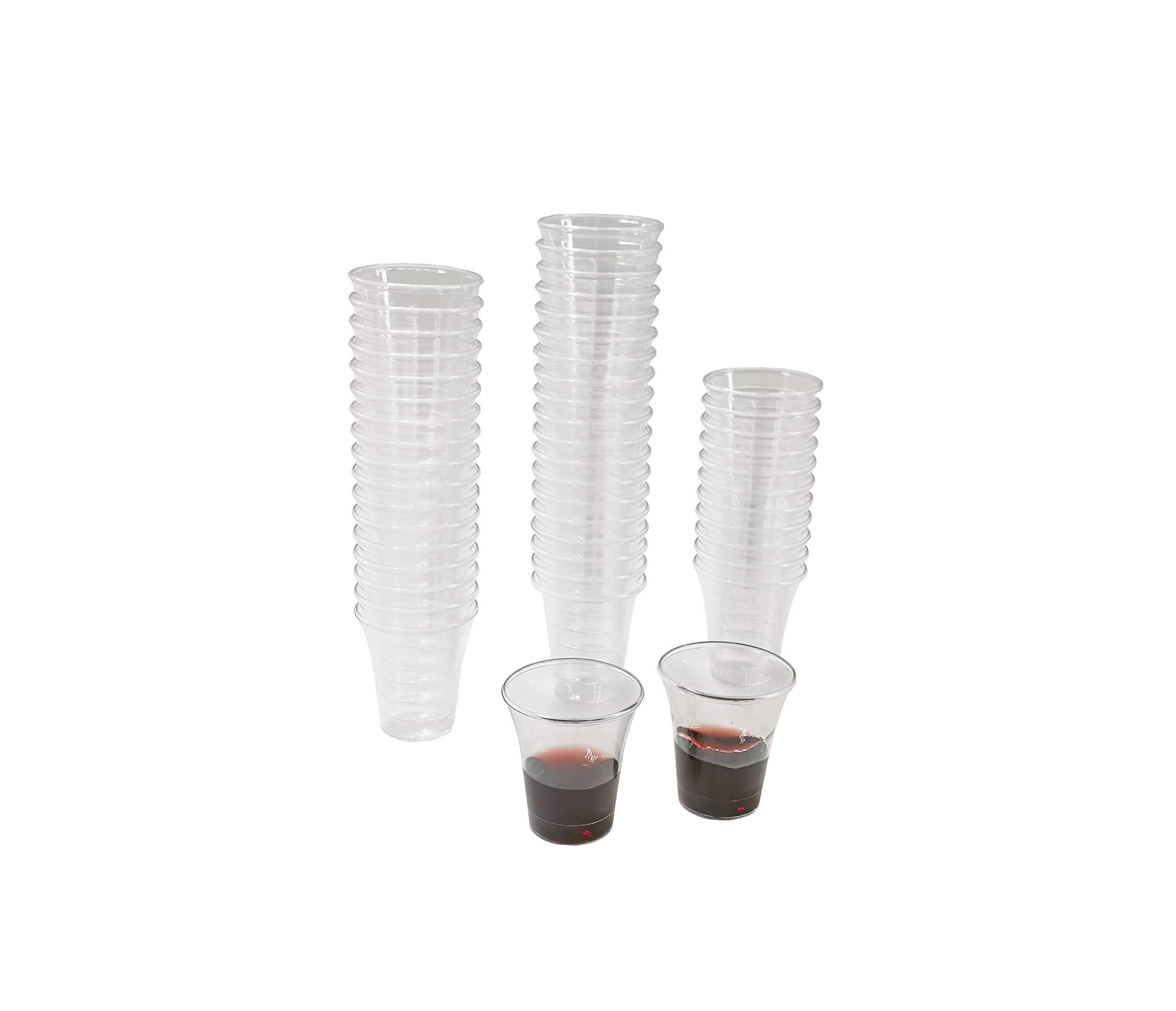 FixtureDisplays® 1000-Pack Disposable Communion Cups - 16946-NPF for Church Services, Weddings & Religious Events - Eco-Friendly Plastic Shot Glasses