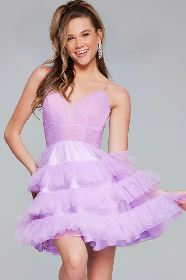 Jovani 39656 Women's Elegant Cocktail Dress for Evening Parties, Weddings & Special Occasions | Flattering A-Line Silhouette | Formal & Semi-Formal Events