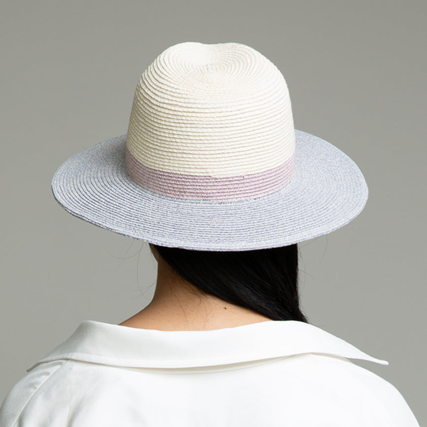 Courtney Hemp Packable Fedora Hat for Women - Foldable Sun Hat for Travel, Beach & Outdoor Activities | Eco-Friendly Natural Hemp Material