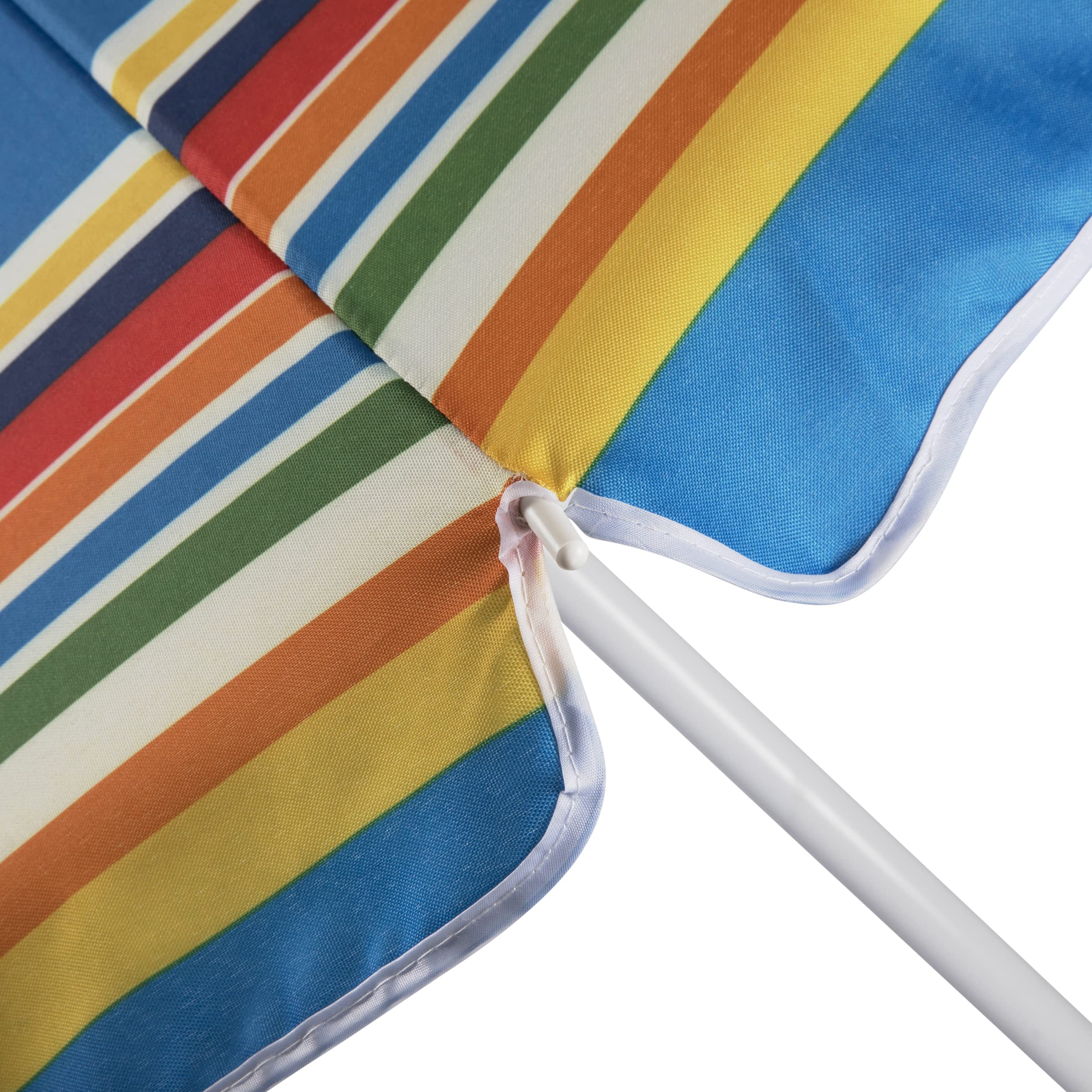ONIVA by Picnic Time 5 Ft. Portable Beach Umbrella - Lightweight Adjustable Tilt Sun Shade with UPF 50+ UV Protection for Outdoor, Pool, Sand & Picnic Use