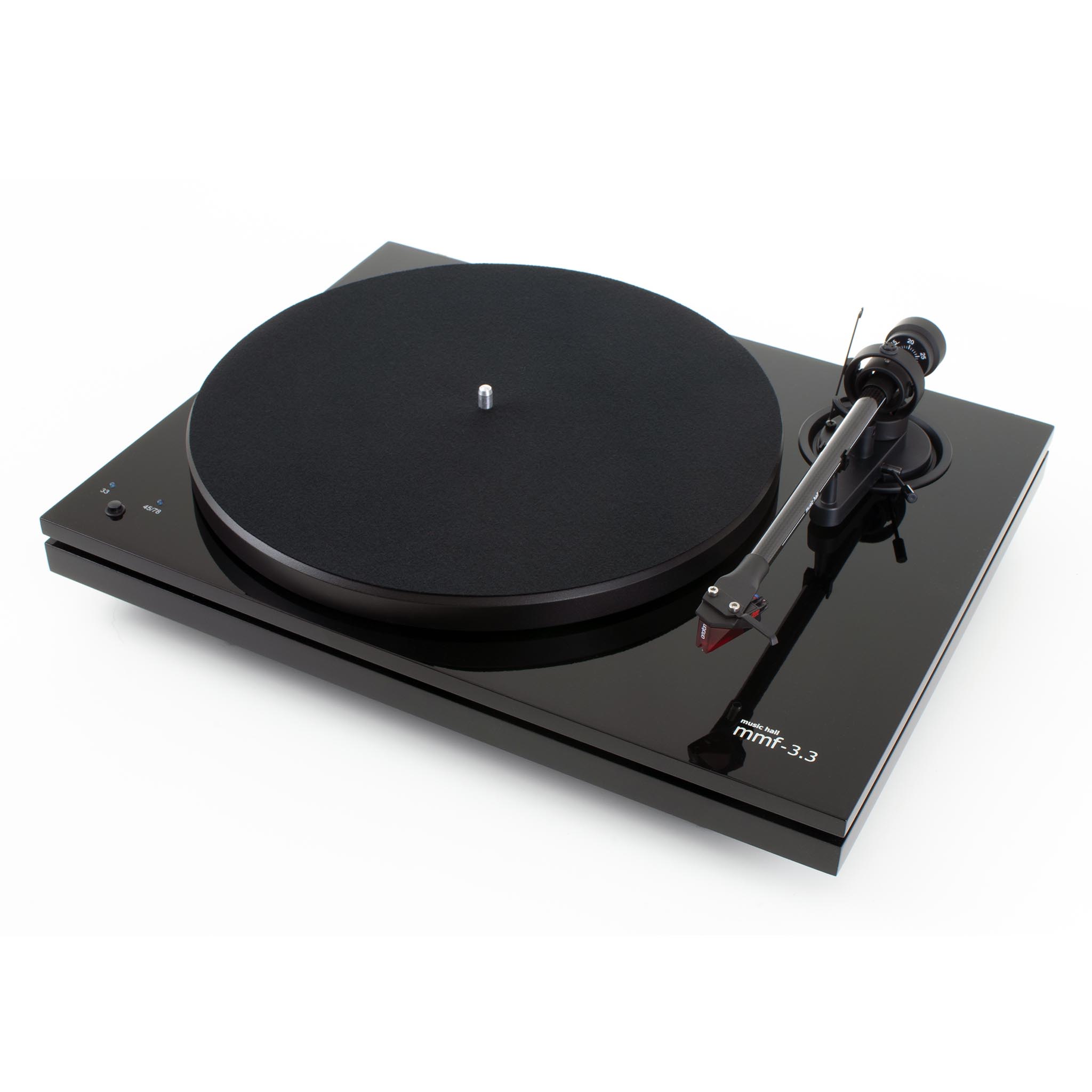 Music Hall MMF 3.3 Turntable - High-Fidelity Vinyl Record Player with Belt Drive & Adjustable Tonearm | Perfect for Audiophiles & Home Listening Setup