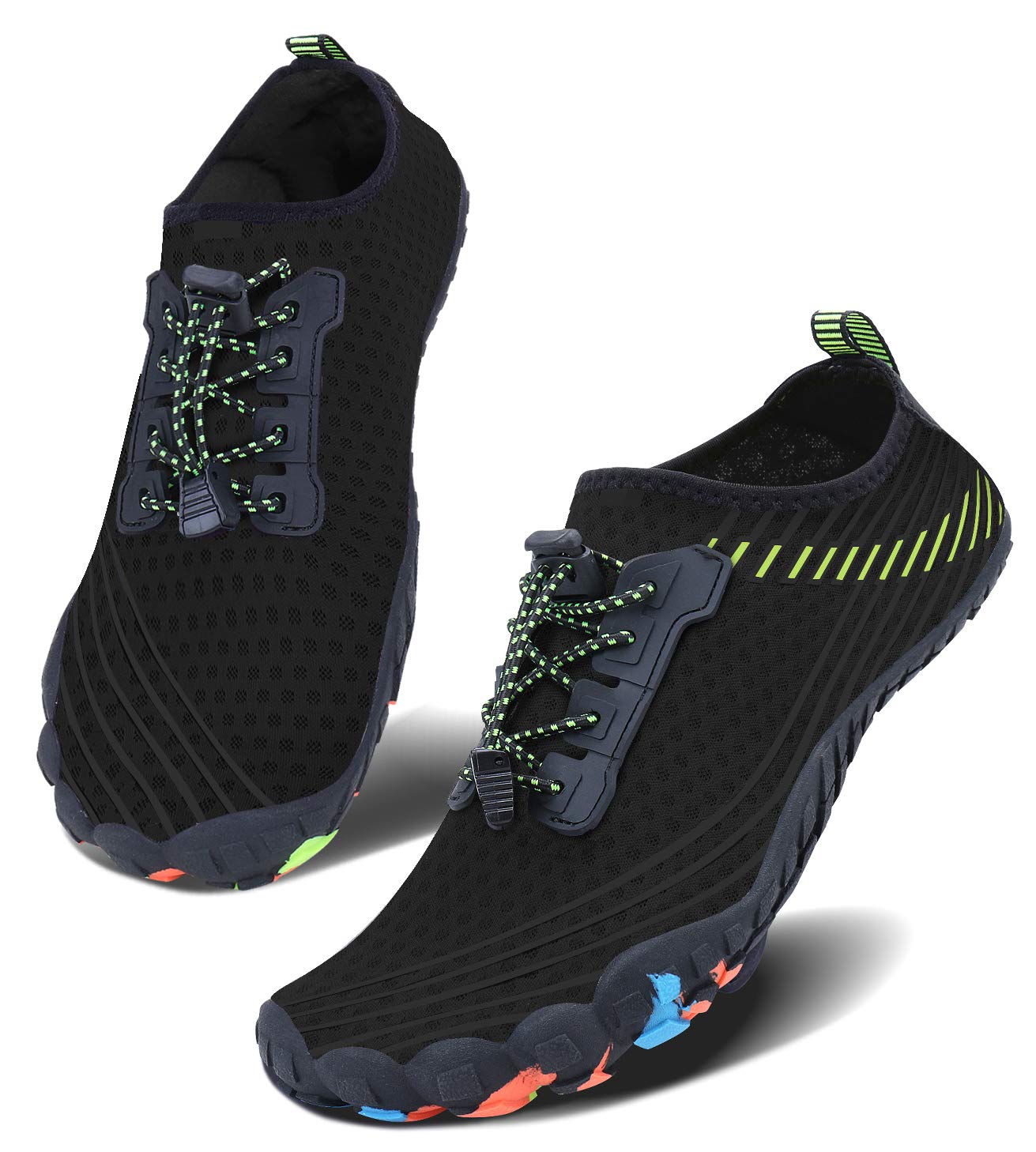 **Men's & Women's Quick-Dry Water Shoes for Swimming, Surfing, Beach & Pool - Slip-On Aqua Shoes for Water Sports, Walking & Water Parks**