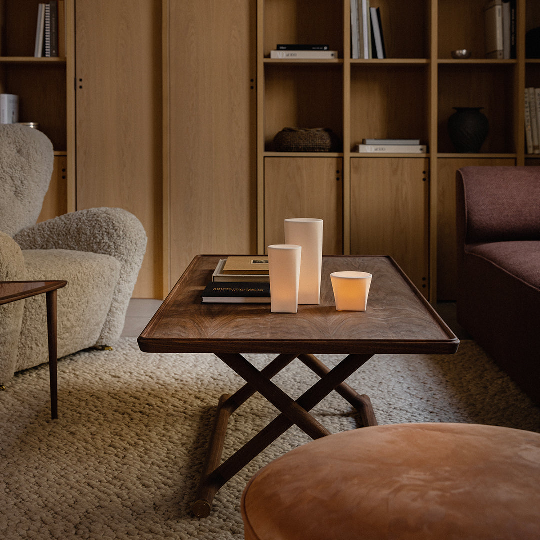 Modern Jager Coffee Table - Stylish Mid-Century Wooden Living Room Furniture for Home Decor | Perfect for Small Spaces, Apartments & Lounge Areas
