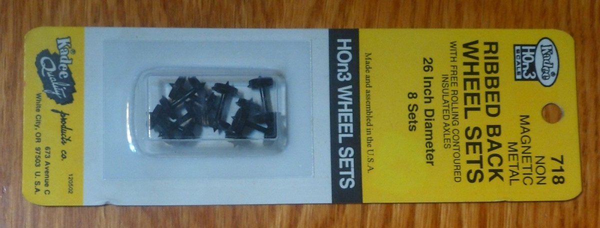 HOn3 Scale Model Metal Wheels 26