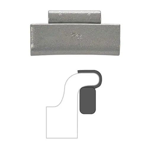 AA MC Clip On Wheel Weights (Steel, 25-Piece Box) - Perfect for Motorcycle Wheel Balancing & Tire Maintenance