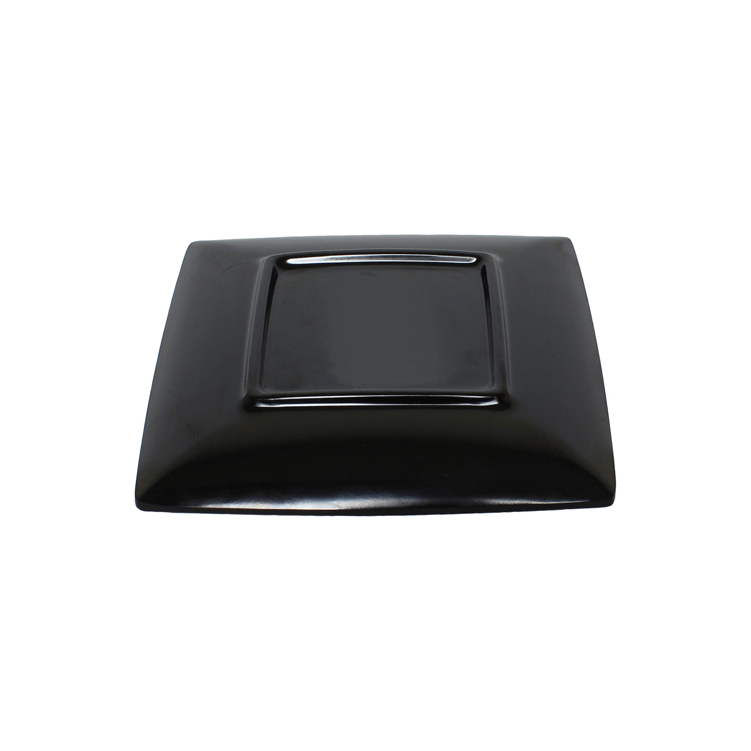 Classic Black Melamine Dinnerware Set - 6