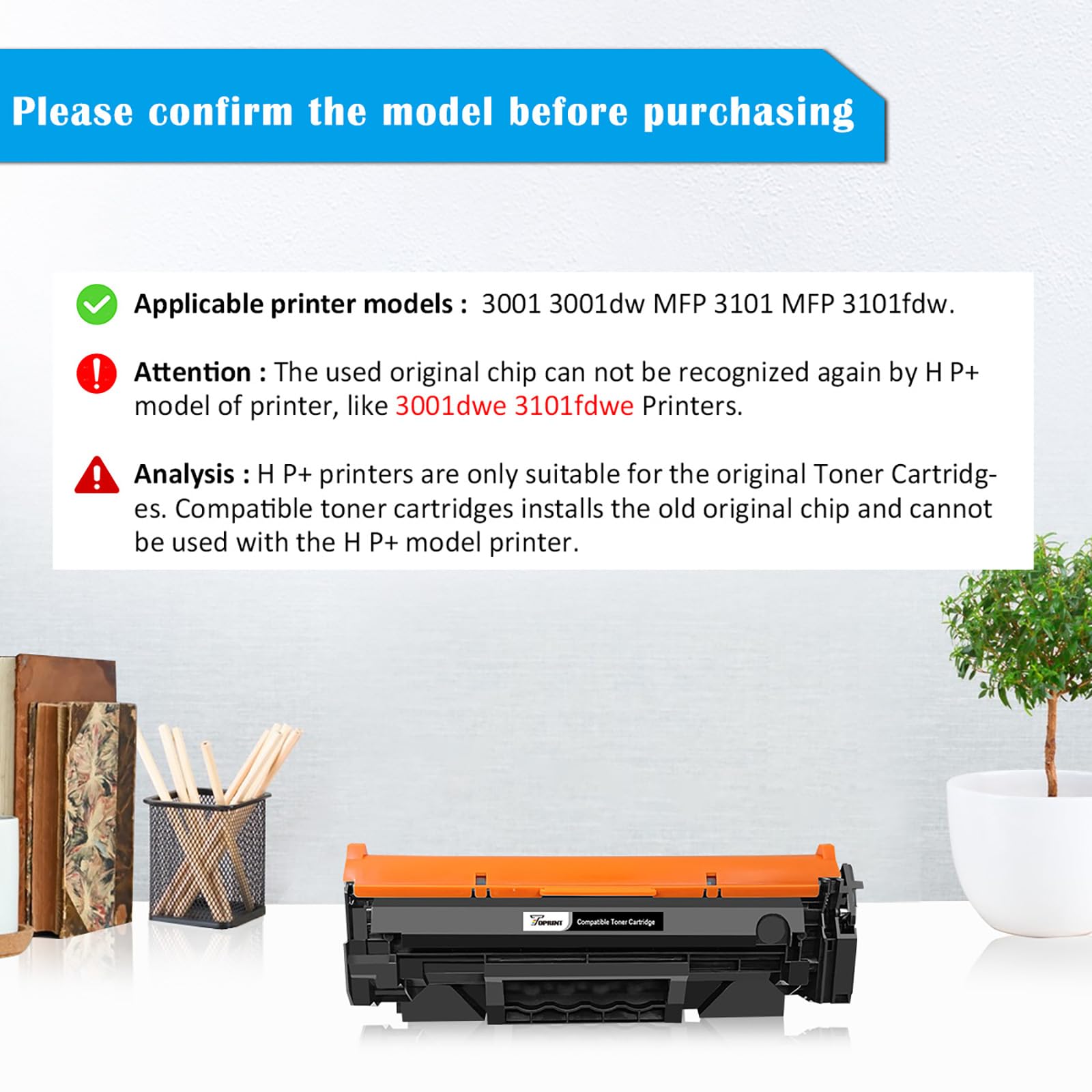 NO CHIP with Tool - 138A W1380A Compatible Black Toner Cartridge (1500 Pages) for HP LaserJet Pro 3001/3001dw/3101/3101sdw/3101fdw Printers - Standard Capacity Replacement - Not for HP+ Printers - Perfect for Office & Home Printing Needs