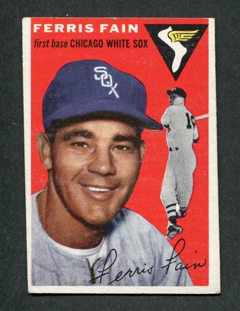 1954 Topps #27 Ferris Fain Chicago White Sox Vintage Baseball Card - Perfect for Collectors, Sports Memorabilia & Vintage MLB Fan Gifts