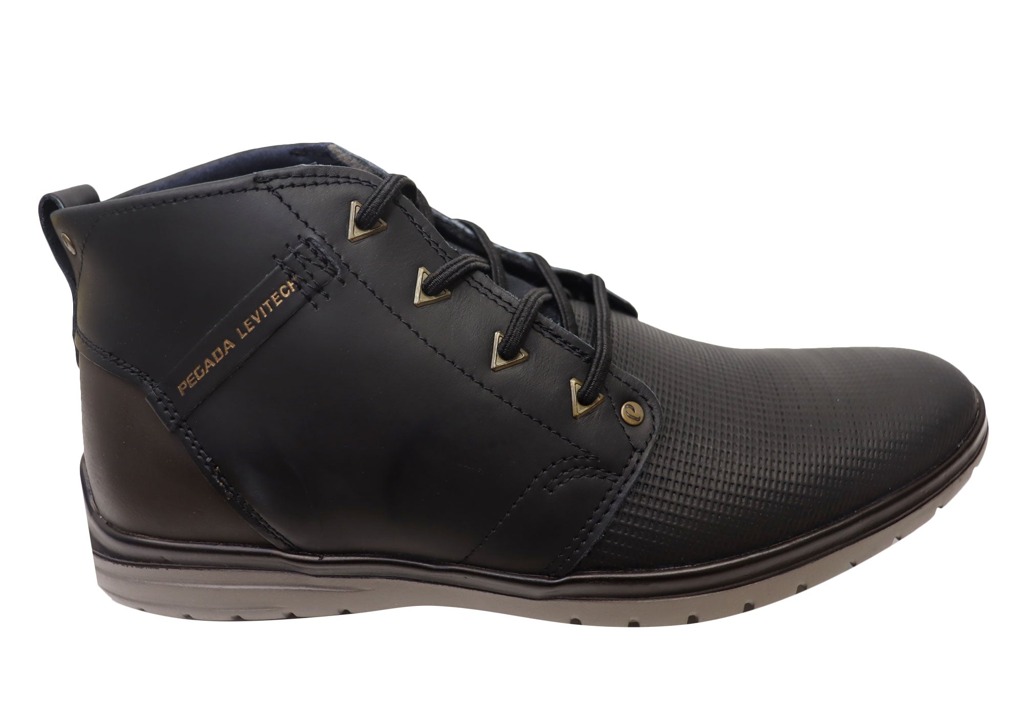 Pegada Jetta Men's Comfortable Leather Boots - Handmade in Brazil - Durable & Stylish for Casual Wear, Work & Outdoor Activities
