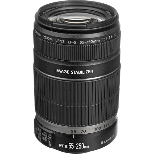Canon EF-S 55-250mm f/4-5.6 IS II Telephoto Zoom Lens for DSLR Cameras - Perfect for Wildlife, Sports & Travel Photography