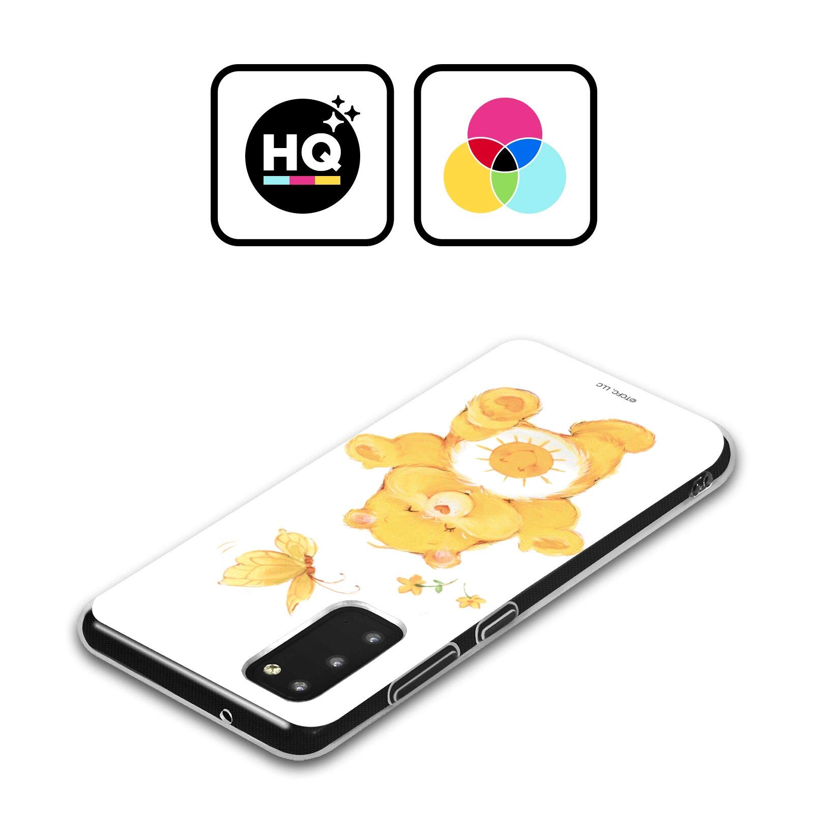 Head Case Designs Officially Licensed Care Bears Funshine Classic Soft Gel Case for Samsung Galaxy S21 5G - Cute Protective Cover for Everyday Use, School, and Travel
