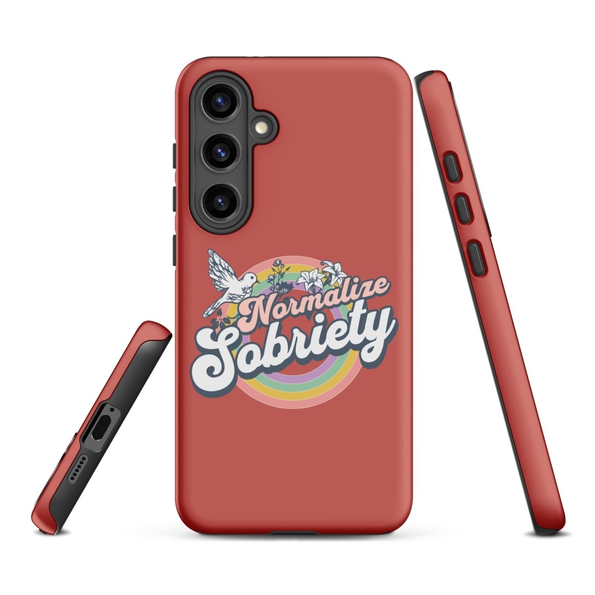 Sober Life Samsung Phone Case - Durable Protective Cover for Galaxy S21/S22/Note 20 - Perfect for Recovery Meetings & Sober Living Support