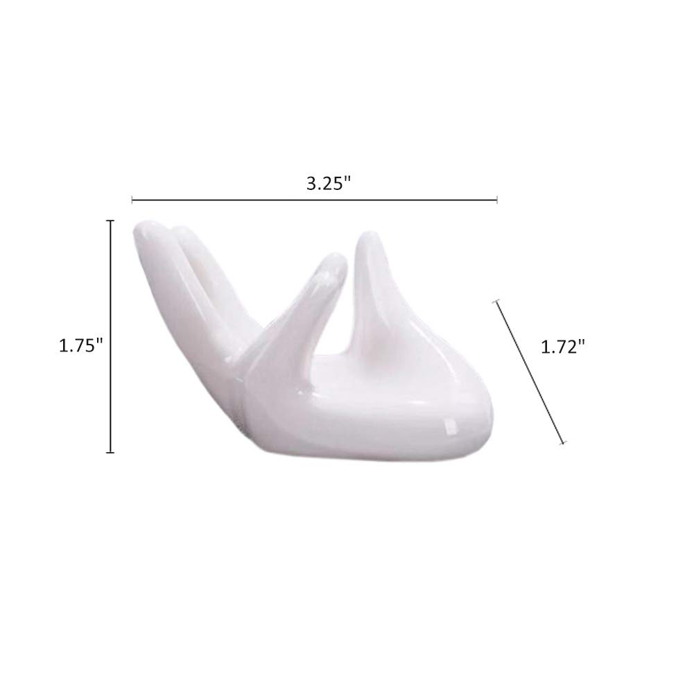 Lemonadeus Ceramic Beauty Blender Holder - 2 Pack Makeup Sponge Stand for Storage & Display | Perfect for Vanity Organizers, Bathroom Countertops & Travel Makeup Kits