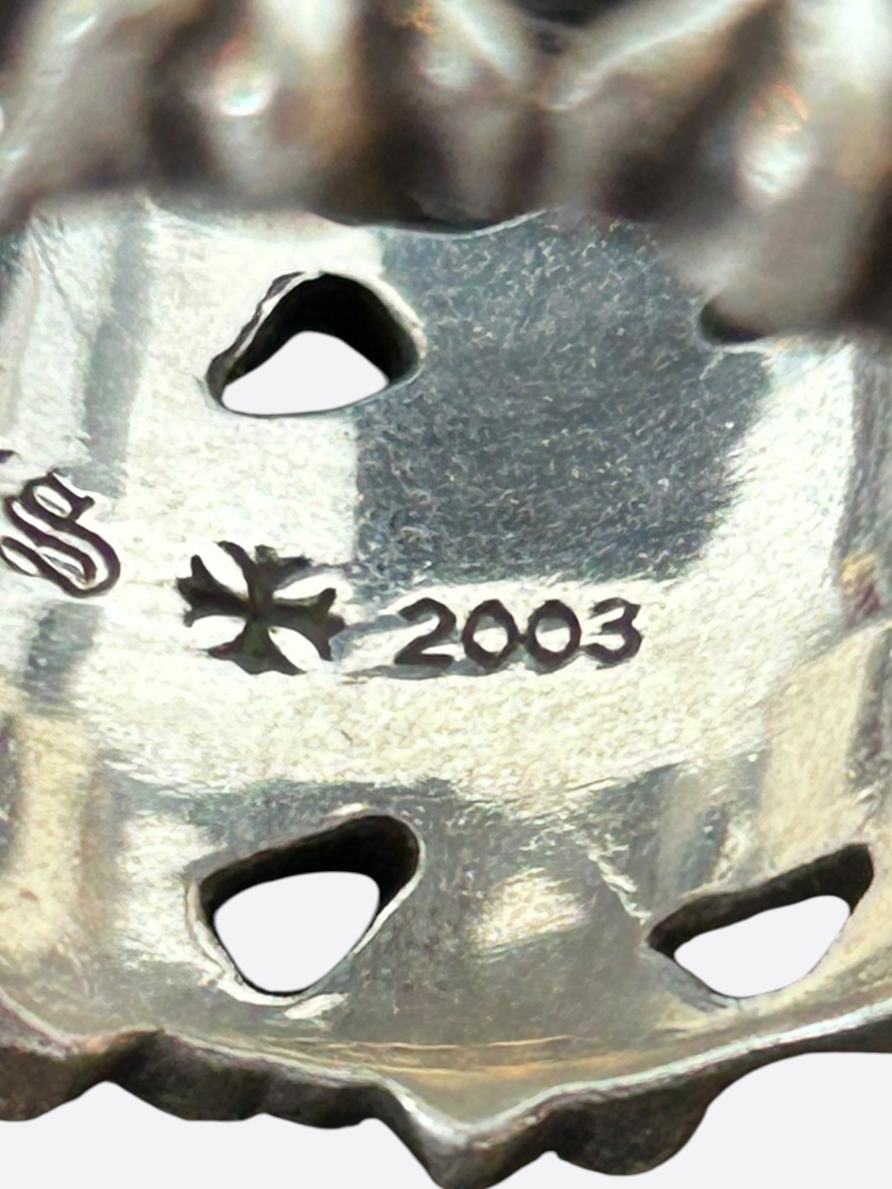 Chrome Hearts Silver Square Cemetery Ring for Men & Women - Gothic Punk Jewelry for Everyday Wear & Special Occasions