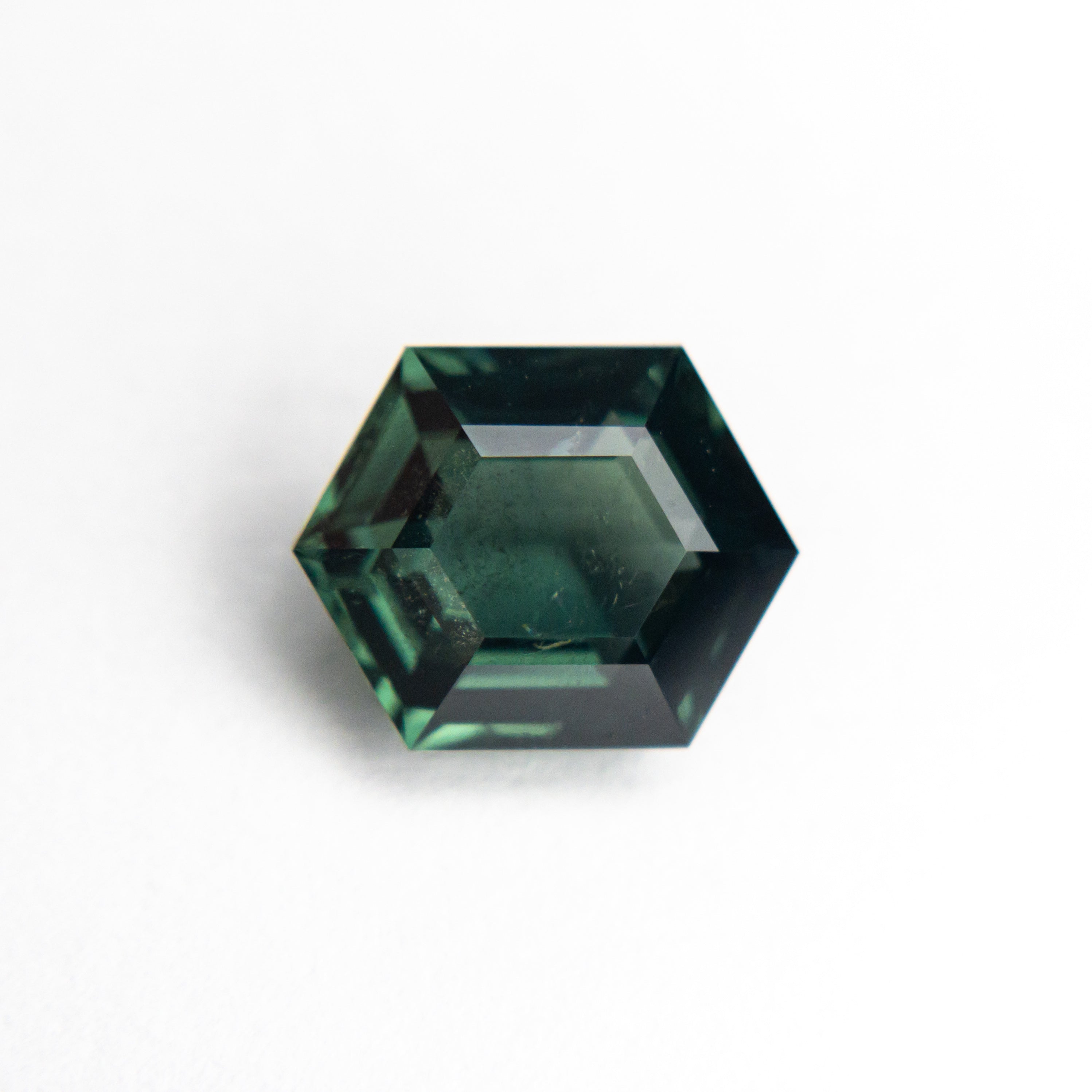1.99ct Natural Hexagon Step Cut Blue Sapphire Gemstone - 8.51x6.77x4.00mm for Engagement Rings & Fine Jewelry Making