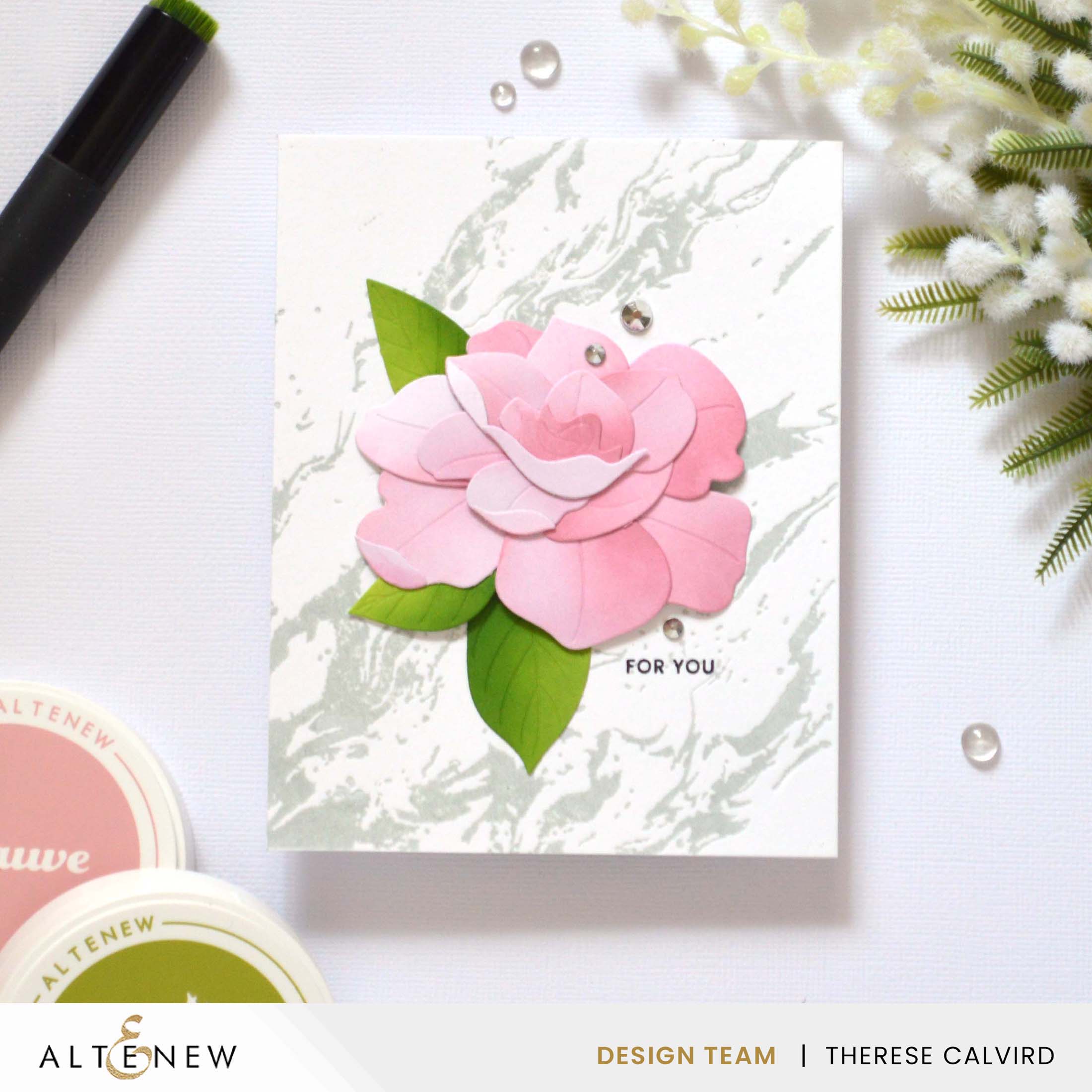 Gardenia Layering Die Set for DIY Paper Flower Crafting - Perfect for Scrapbooking, Card Making & Home Decor