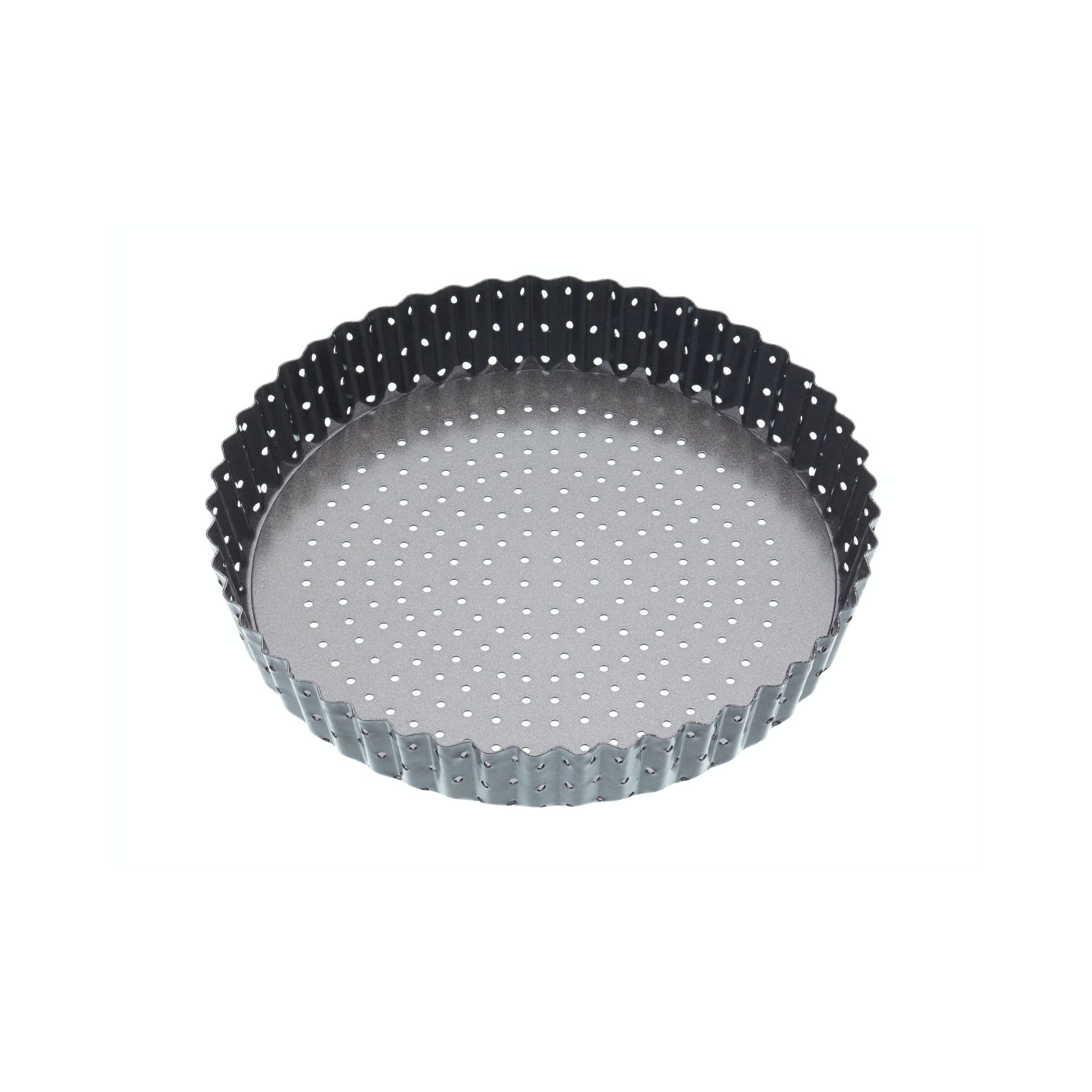 MasterClass Crusty Bake Non-Stick Fluted Round 25cm Quiche Tin - Perfect for Baking Delicious Quiches, Pies & Tarts at Home