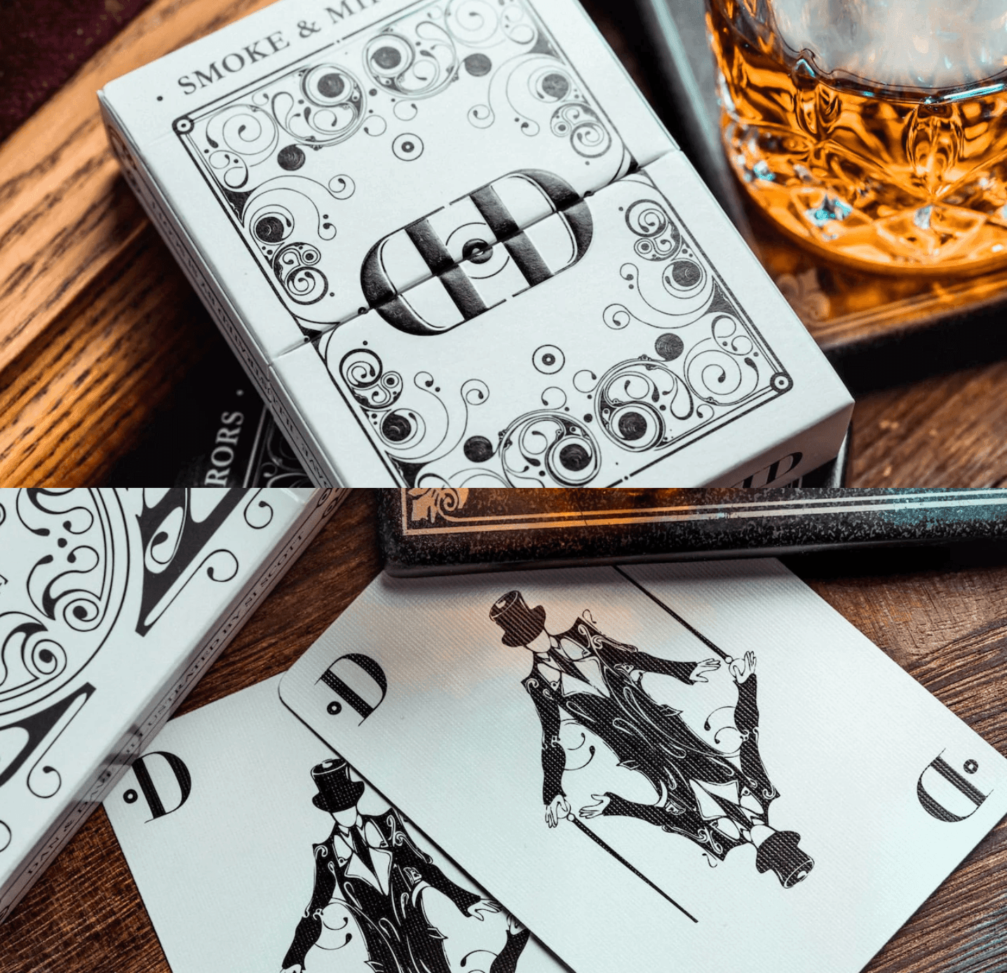 Smoke & Mirrors Deluxe Edition Playing Cards – Premium Deck for Magic Tricks, Cardistry & Collectors – Perfect for Performances, Practice & Gifts