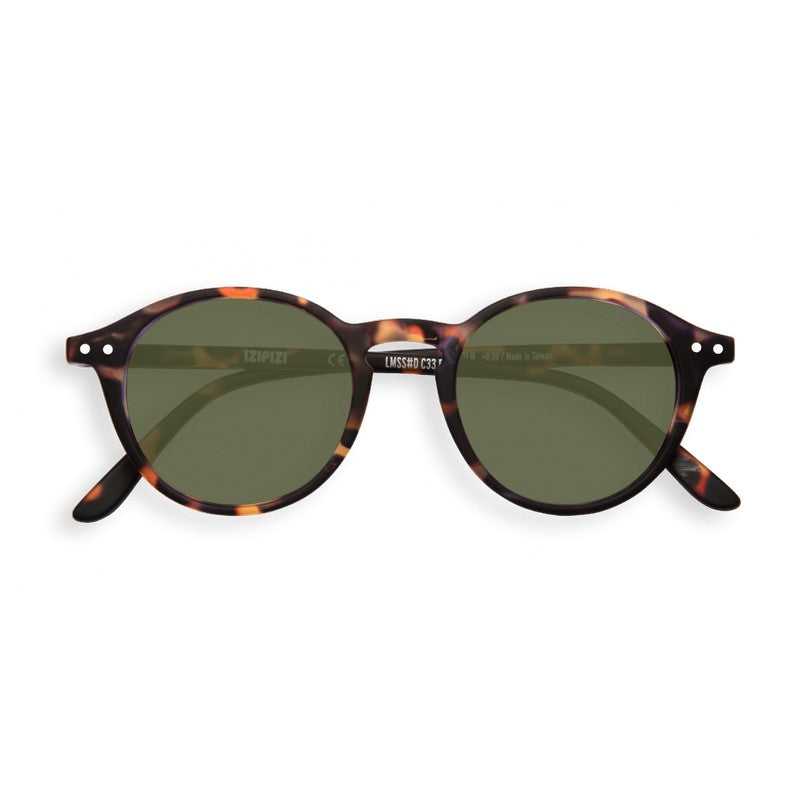 Tortoise Shell Sunglasses with Green Lenses - UV Protection Polarized Shades for Men & Women - Perfect for Outdoor Activities, Beach, Driving & Fashion