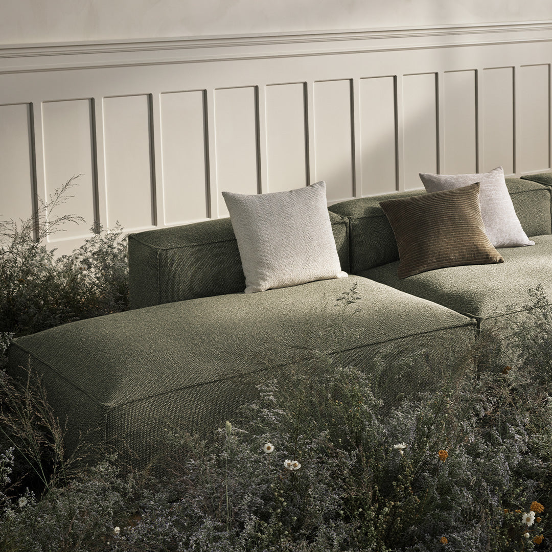 Cosima 3-Seater Sofa with Open End - Modern Living Room Furniture for Small Spaces & Apartments