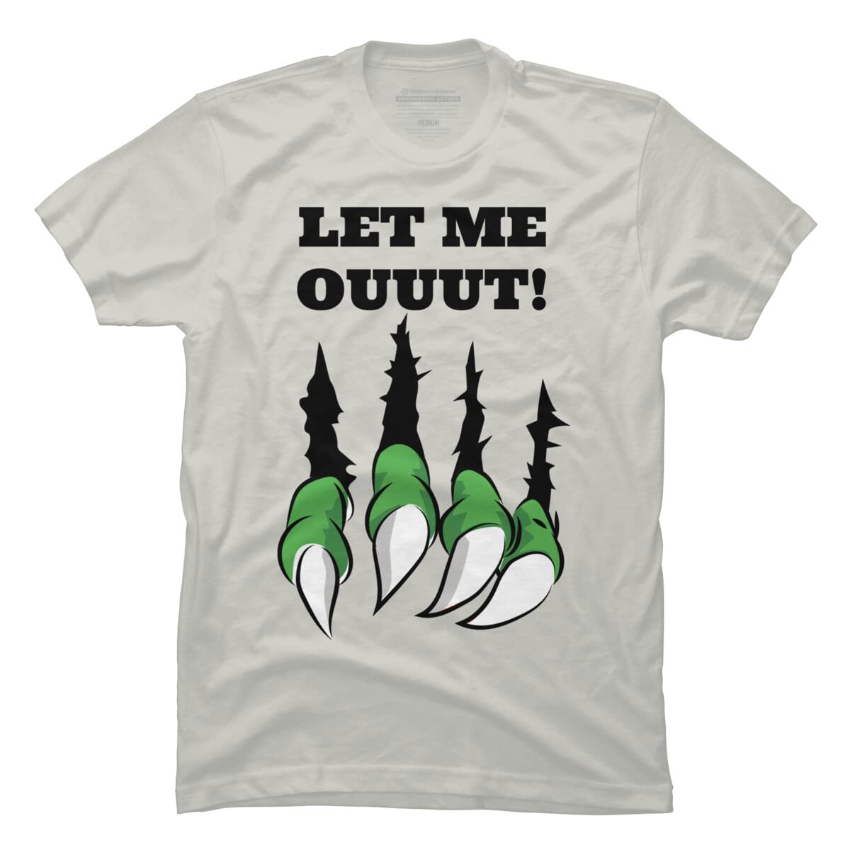 ArtStyleAlice Let The Monster Out Graphic T-Shirt for Men | Cool Casual Tee for Streetwear, Gaming & Everyday Outfits