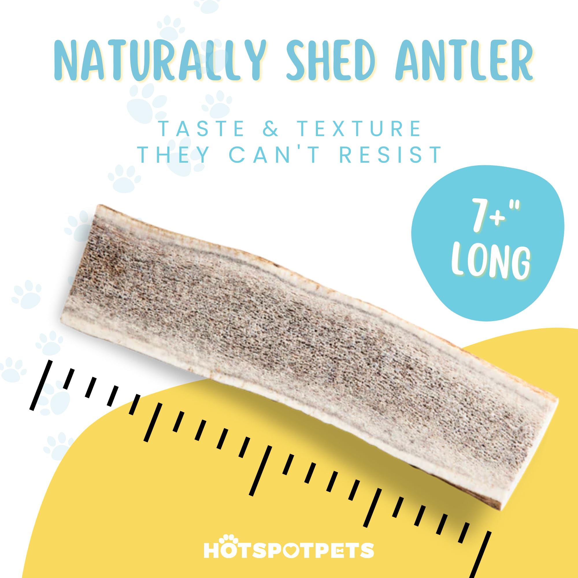 Premium Split Elk Antlers for Dogs - 7 Inch Large Dog Chews (2 Pack) | Naturally Shed Antler Bone for Aggressive Chewers | Made in USA | Promotes Dental Health | Great for Teething, Training & Long-Lasting Chewing Fun